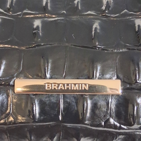Brahmin Brown Crocodile Pattern Handbag - Picture 13 of 14